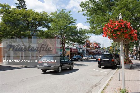 Scène de rue, Bobcaygeon, Ontario, Canada Scène de rue, Bobcaygeon, Ontario, Canada