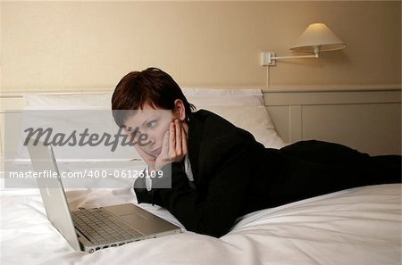 laptop in bed