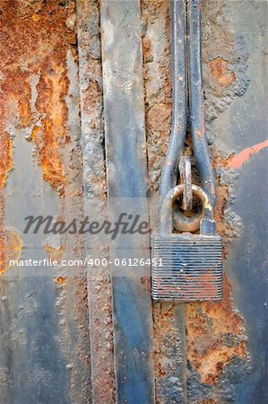 Old rusty lock