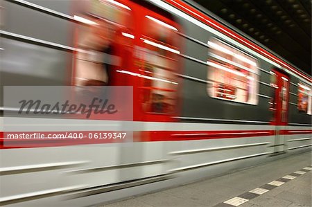 subway from the Prague as nice transportation background