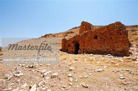 Ruins in Sand Hills of Samaria, Israel