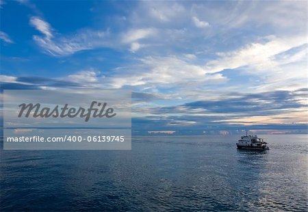 sunset on sea at Philippines sunset on sea at Philippines