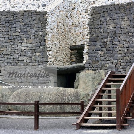 Newgrange in the Boyne Valley is a 5000 year old Passage Tomb. Co. Meath, Ireland