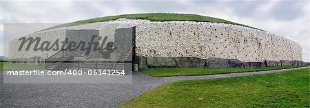 Newgrange in the Boyne Valley is a 5000 year old Passage Tomb. Co. Meath, Ireland
