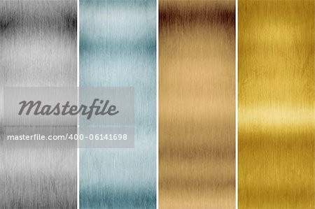 An image of a brushed metal plate background