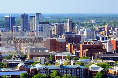 Skyline of downtown Birmingham, Alabama, USA.