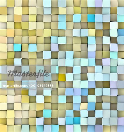 abstract 3d gradient backdrop in multiple yellow blue