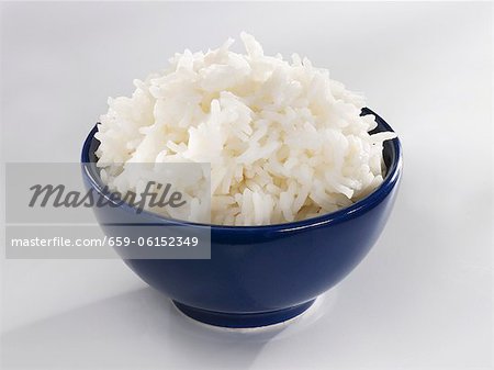 A bowl of basmati rice