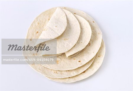 Tortillas, stacked