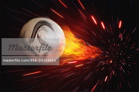 Soccer Ball In Flames Soccer Ball In Flames