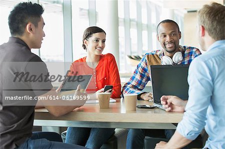 Young business people in meeting