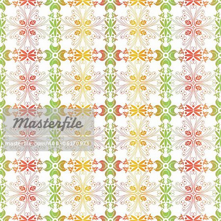 Beautiful seamless floral pattern