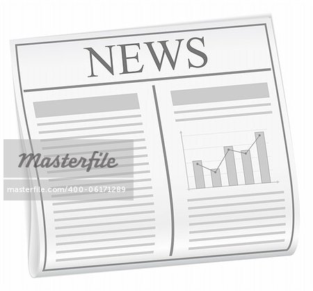 Abstract newspaper, vector eps10 illustration