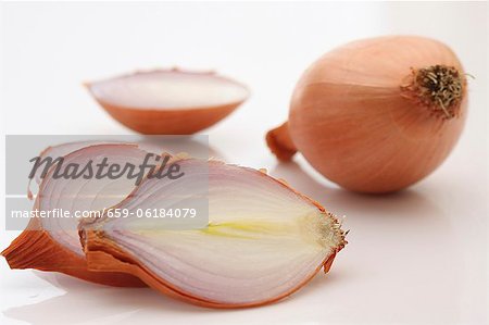 Onions, whole and sliced