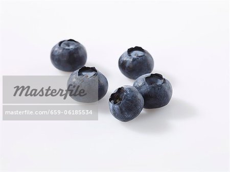 Five blueberries Five blueberries