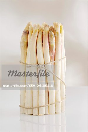 A bunch of asparagus standing up A bunch of asparagus standing up