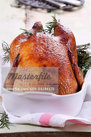 Poulet rôti au romarin Poulet rôti au romarin