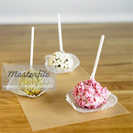 Three Assorted Cake Pops