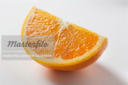 Ein Keil von orange