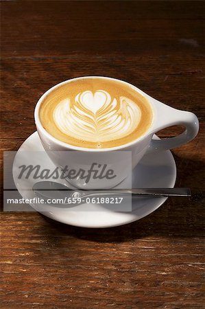 Cappuccino mit Herz Cappuccino mit Herz