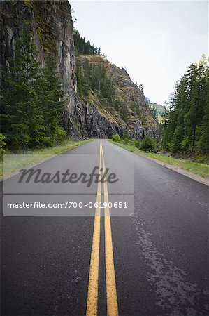 Mountain Road near Estacada, Oregon, USA