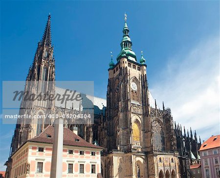 czech republic prague - st. vitus cathedral