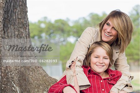 Portrait of Mother and Son