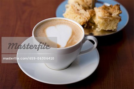 Cappuccino with heart