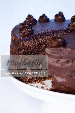 Chocolate cake (detail)