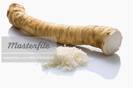 Horseradish, whole and grated