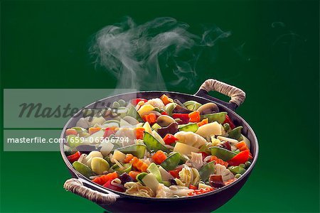 Stir-fried vegetables