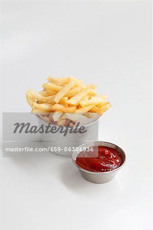 Frites et ketchup