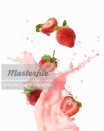 Milk-Shake aux fraises