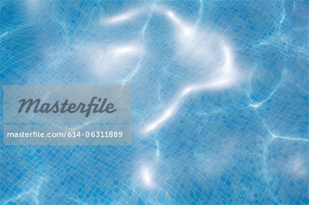 Close up of water in swimming pool