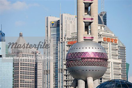 Skyline de Luijiazui du Bund, Shanghail Chine