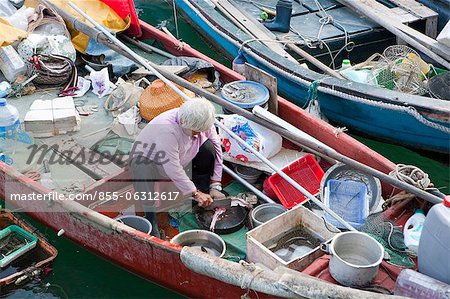 Schwimmende Fischmarkt, Sai Kung, Hong Kong