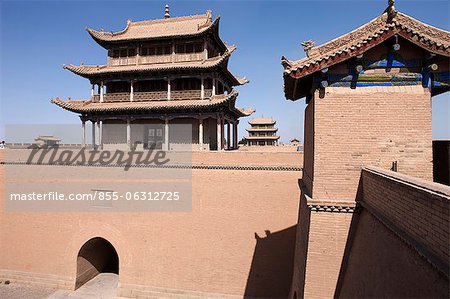 Fort von Jiayuguan, Jiayuguan, Silkroad, chinesischen Mauer