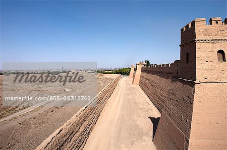 Fort of Jiayuguan Great Wall, Jiayuguan, Silkroad, China