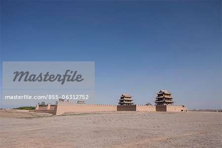 Fort von Jiayuguan, Jiayuguan, Silkroad, chinesischen Mauer