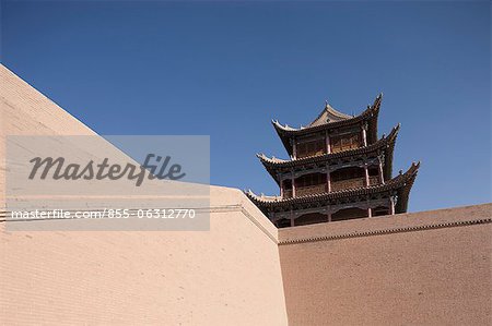 Fort von Jiayuguan, Jiayuguan, Silkroad, chinesischen Mauer