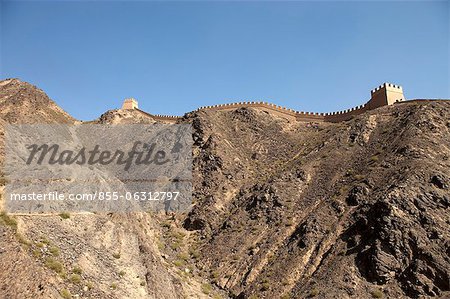 Überhängenden großen Wand, Jiayuguan, Silkroad, China