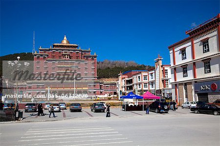 City centre, Shanrgi-la, Yunnan, China