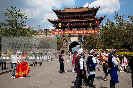 South gate of Dali ancient city, Yunnan Province, China