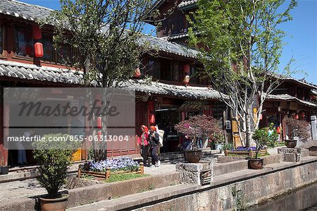 Shuhe village, ancient  city, Lijiang, Yunnan Province, China