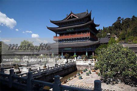 Mu family mansion, Wu Juan Pavilion, Lijiang, Yunnan Province, China