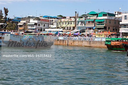 Waterfront of Cheung Chau, Hong Kong