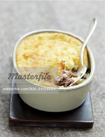 Confit de canard et pamplemousse Parmentier