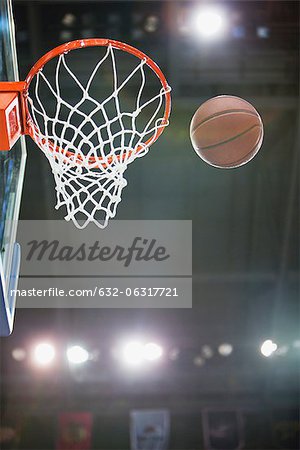Basket-ball et cerceau