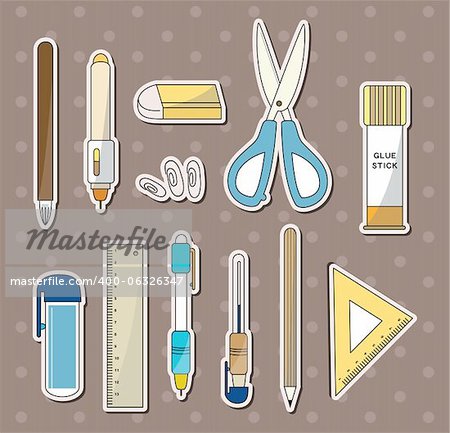 stationery stickers