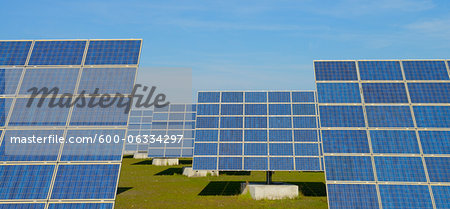 Rows of Solar Panels, Hesse, Germany